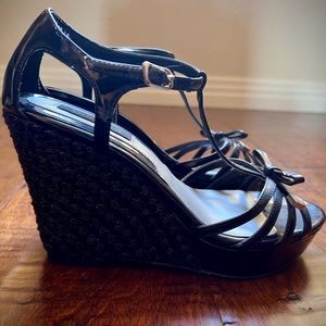 White House Black Market Wedge Heels